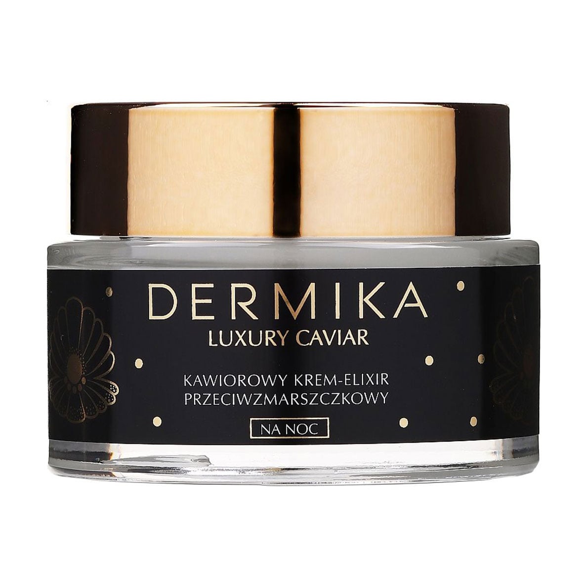Нічний крем-еліксир для обличчя Dermika Luxury Caviar Cream Elixir проти зморщок, 50 мл